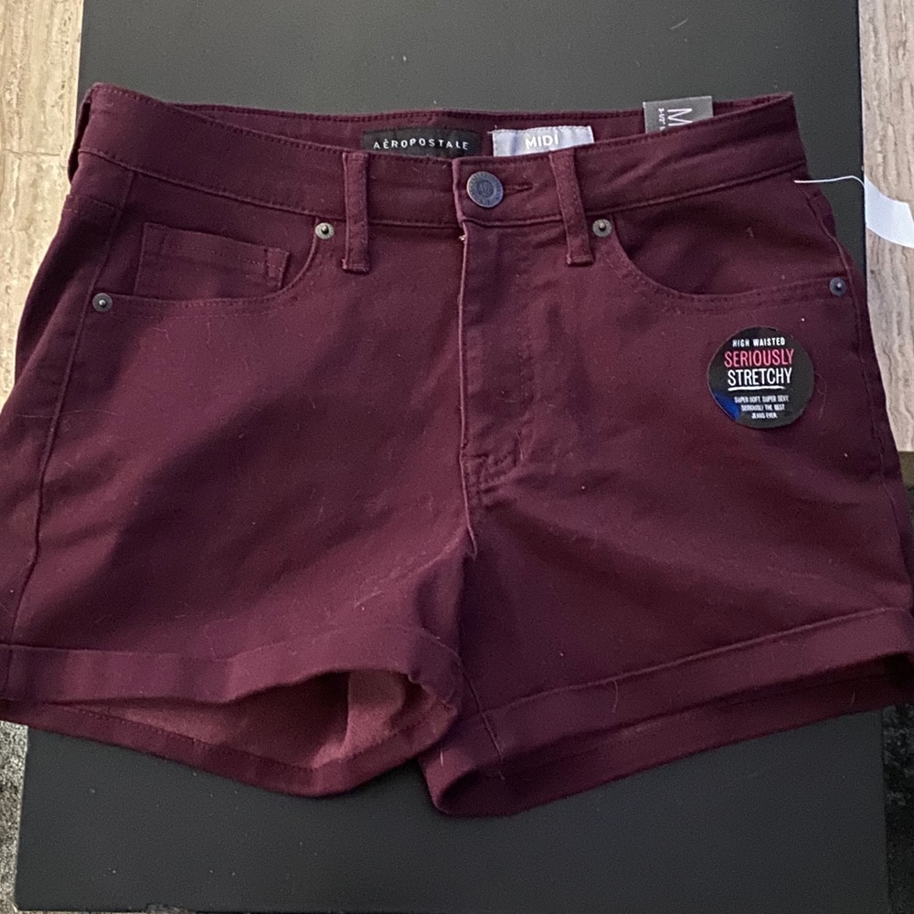 Aeropostale Burgundy Shorts